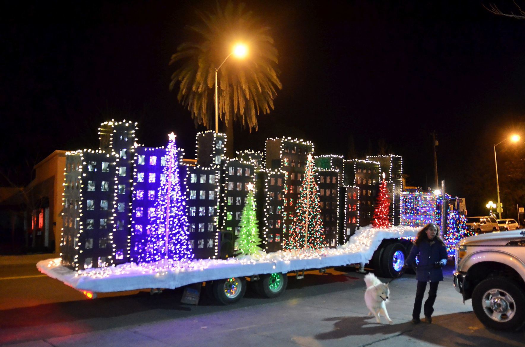 Calistoga's 18th Annual Lighted Tractor Parade
